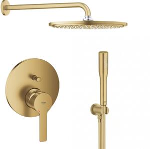 Sada hlavová sprchá s ramenem Grohe Rainshower 26066GN0, vanová baterie Grohe Lineare 24064GN1, 26658GN0, 27400GN0, 28362GL1