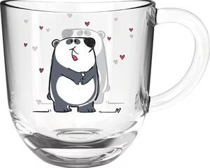 Dětská sklenička s uchem 280 ml, panda