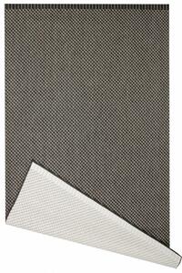 Šňůrkový oboustranný koberec Brussels 205668/10110 antracitový/krémový