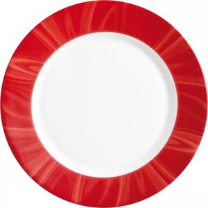 Talíř mělký Bormioli Rocco Careware 23,5 cm, červený (6 ks)