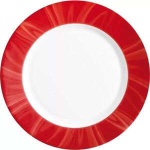 Talíř mělký Bormioli Rocco Careware 25,5 cm, červený (6 ks)