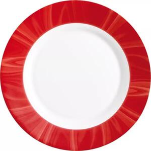 Talíř hluboký Bormioli Rocco Careware 23 cm, červený (6 ks)
