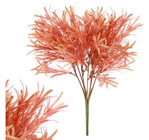 Trs rozmarýnu v červeno-oranžové barvě, umělá květina SG6057-RED