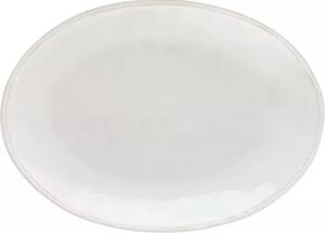 Talíř oválný Costa Nova Fontana 39,9x29 cm, bílý