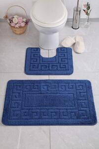 L´essentiel Maison Koupelnová předložka Ethnic Ps - Dark Blue, Tmavá Modrá