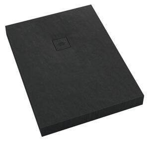 Schedline Nonlimits Black Stone obdélníková sprchová vanička 140x90 cm černá 3ST.N1P-90140/C/ST-M1/C/ST