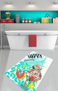 L´essentiel Maison Koupelnová předložka Happy Flamingo (70 x 120), Vícebarevná