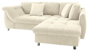 ROHOVÁ SEDAČKA, textil, béžová Livetastic - Sedací soupravy, Online Only