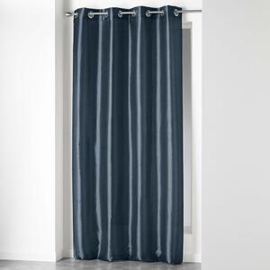 Tmavě modrý závěs z mikrosaténu 140x240 cm Shana – douceur d'intérieur