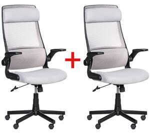Kancelářská židle Eiger 1+1 Zdarma, šedá