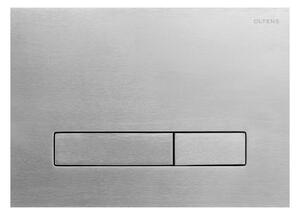 Oltens Torne SteelCore splachovací tlačítko pro WC kartáčovaná ocel 57000710