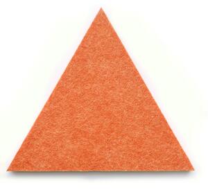 Akustické desky, trojúhelník, 20x20x20 cm, 20 ks, oranžová