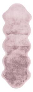 UMĚLÁ KOŽEŠINA, 60/180 cm, růžová - Online Only koberce & rohožky, Online Only