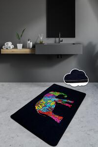 L´essentiel Maison Koupelnová předložka Olifant - Black (70 x 120), Vícebarevná