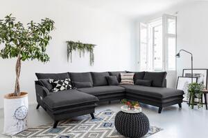 SEDACÍ SOUPRAVA, textil, barvy grafitu P & B - Sedací soupravy, Online Only