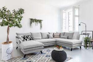 SEDACÍ SOUPRAVA, textil, světle šedá P & B - Sedací soupravy, Online Only