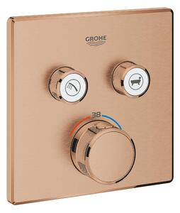 Grohe Grohtherm SmartControl vanová baterie pod omítku s termostatem Brushed Warm Sunset 29124DL0