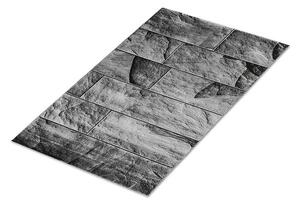 Breno Kusový koberec PARMA 9250 Black, 240x340 cm, Šedá/Černá
