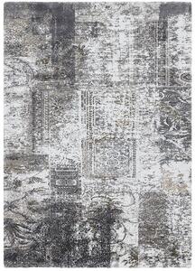 Breno Kusový koberec LUSH SEWING beige, 133x190 cm, Šedá/Béžová