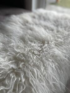 Luxusní ovčí kožešina švédská ovce bíla