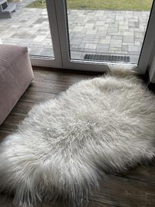 Luxusní ovčí kožešina švédská ovce bíla