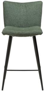 ​​​​​Dan-Form Zelená látková barová židle DAN-FORM Join 67 cm