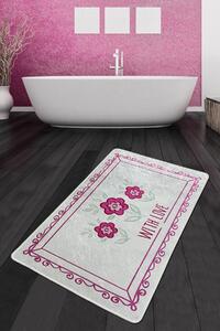 L´essentiel Maison Koupelnová předložka With Flower Djt (70 x 120), Vícebarevná