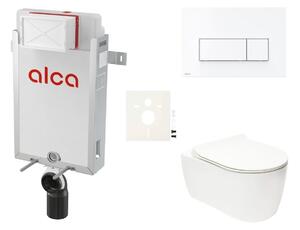 Cenově zvýhodněný závěsný WC set Alca k zazdění + WC Glacera Alfa SIKOAA7