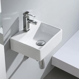 Sapho Small umyvadlo 33.5x29 cm obdélníkový klasický-na pult bílá lesk BH7002