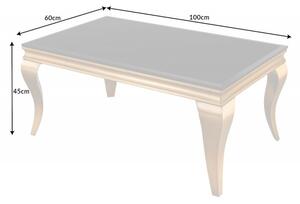 (3553) MODERNO TEMPO konferenční stolek černá zlatá opal 100 cm