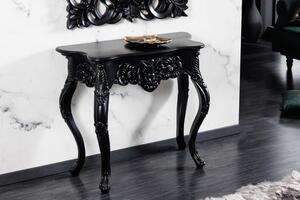 (3556) VENICE konzolový stolek černá matná 85 cm