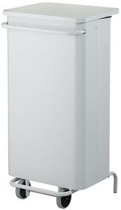 Rossignol SAS Odpadkový koš Rossignol Collecroule 57250, 110 L, bílý, pro zdravotnictví, HACCP