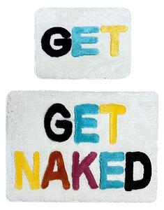 L´essentiel Maison Koupelnová předložka, akrylát, Set 2 ks Get Naked - Ecru, Vícebarevná