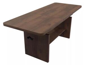 Konferenční stolek JANEK 2v1 | rozkládací 116-156 cm | ořech warmia