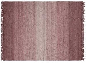 Linie Design Růžový koberec Frei Rose, vlněný Barva: Rose (starorůžová), Rozměr: 140x200 cm