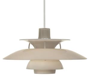 Závěsná svítidlo Louis Poulsen, PH 5 320, stmívatelné, Béžová, Jídelna, Plast, Design