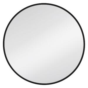 Dubiel Vitrum Zoe zrcadlo 80x80 cm kulatý s osvětlením černá 5905241012988