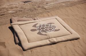 Béžová hrací deka Quax Turtle 93 x 73 cm
