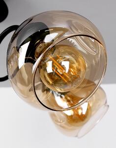 Candellux Černo-zlaté stropní svítidlo Unica pro žárovku 5x E27 35-00897