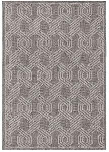 Breno Kusový koberec ARUBA 4904 Grey, 140x200 cm, Šedá/Vícebarevné