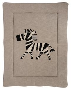 Béžová hrací deka Quax Zebra 93 x 73 cm
