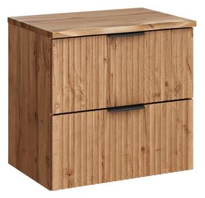 Sada skříňka Comad Adel Oak ADEL OAK 82-60-B-2S, deska na skříňku Comad Nature Wotan NATURE WOTAN 89-60-46 M