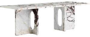 Audo CPH Bílý mramorový konferenční stolek AUDO ANDROGYNE 120 x 45 cm