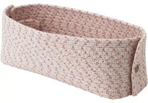 Knit-It Košík na pečivo, výška: 100 mm, délka: 300 mm, šířka: 150 mm, růžový