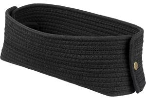 Knit-It Košík na pečivo, výška: 100 mm, délka: 300 mm, šířka: 150 mm, černý