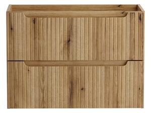Comad Nova Coast Evoke skříňka 80x39x57 cm pod umyvadlo závěsná dub NOVA COAST EVOKE 82-80-40-2S