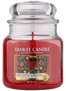 Yankee Candle Red Apple Wreath vonná svíčka Classic malá 411 g