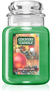 Country Candle Christmas Is Here vonná svíčka 680 g