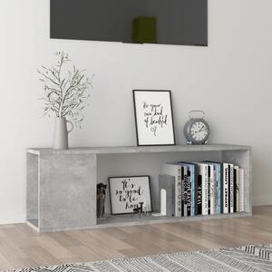 TV stolek betonově šedý 100 x 24 x 32 cm dřevotříska