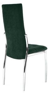 Jídelní židle Adore (smaragdová+ kov). 1044455